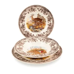 Churchill James Sadler & Sons Wild Servizio Piatti In Terracotta - Set 18 Pz