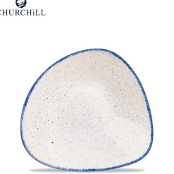 Churchill Stonecast Servizio Piatti Triangolare In Porcellana Vetrificata - Set 12 Pz