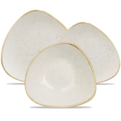 Churchill Stonecast Servizio Piatti Triangolare In Porcellana Vetrificata - Set 12 Pz