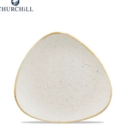 Churchill Stonecast Servizio Piatti Triangolare In Porcellana Vetrificata - Set 12 Pz