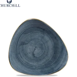 Churchill Stonecast Servizio Piatti Triangolare In Porcellana Vetrificata - Set 12 Pz