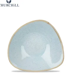 Churchill Stonecast Servizio Piatti Triangolare In Porcellana Vetrificata - Set 12 Pz