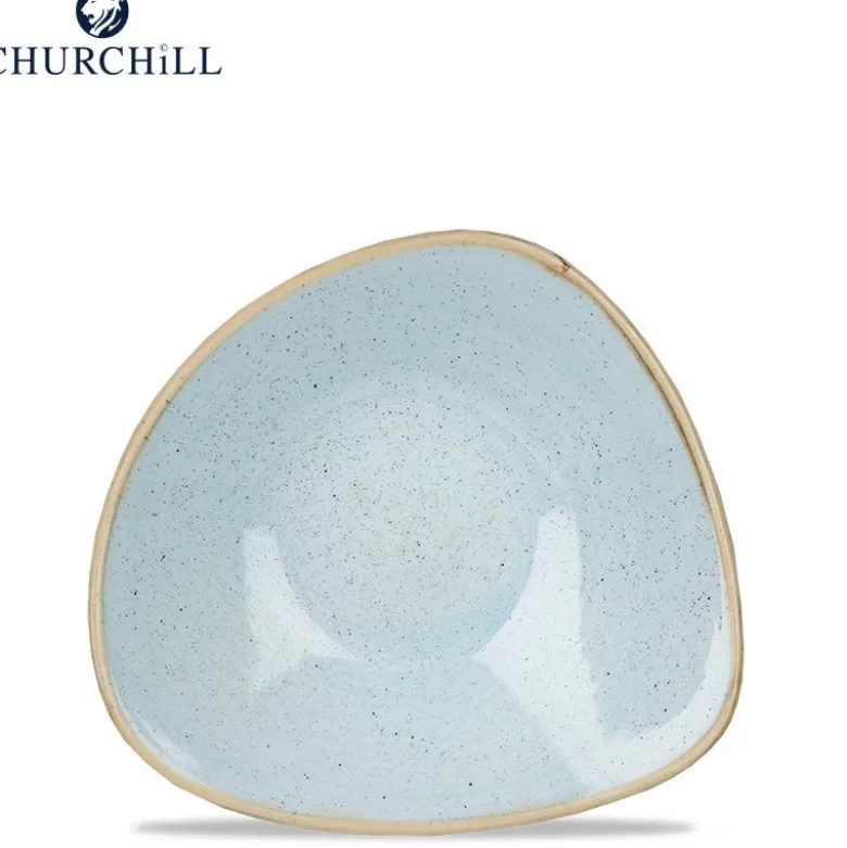 Churchill Stonecast Servizio Piatti Triangolare In Porcellana Vetrificata - Set 12 Pz