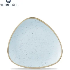 Churchill Stonecast Servizio Piatti Triangolare In Porcellana Vetrificata - Set 12 Pz