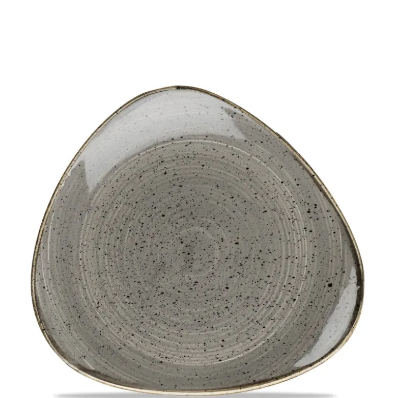 Churchill Stonecast Servizio Piatti Triangolare In Porcellana Vetrificata - Set 12 Pz
