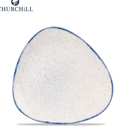 Churchill Stonecast Servizio Piatti Triangolare In Porcellana Vetrificata - Set 12 Pz