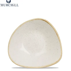 Churchill Stonecast Servizio Piatti Triangolare In Porcellana Vetrificata - Set 12 Pz