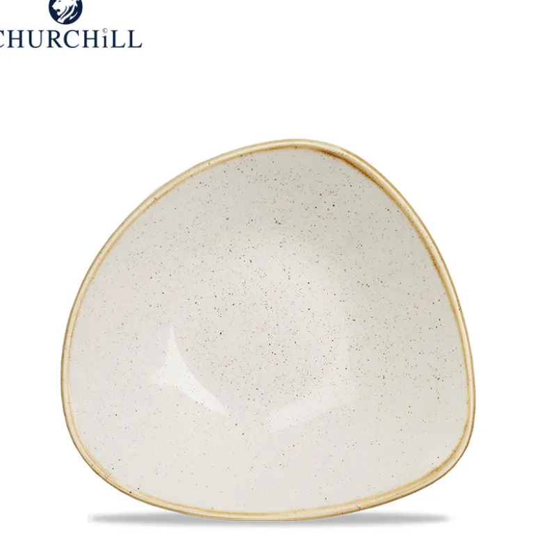 Churchill Stonecast Servizio Piatti Triangolare In Porcellana Vetrificata - Set 12 Pz