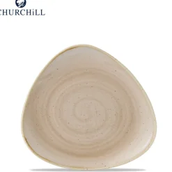 Churchill Stonecast Servizio Piatti Triangolare In Porcellana Vetrificata - Set 12 Pz