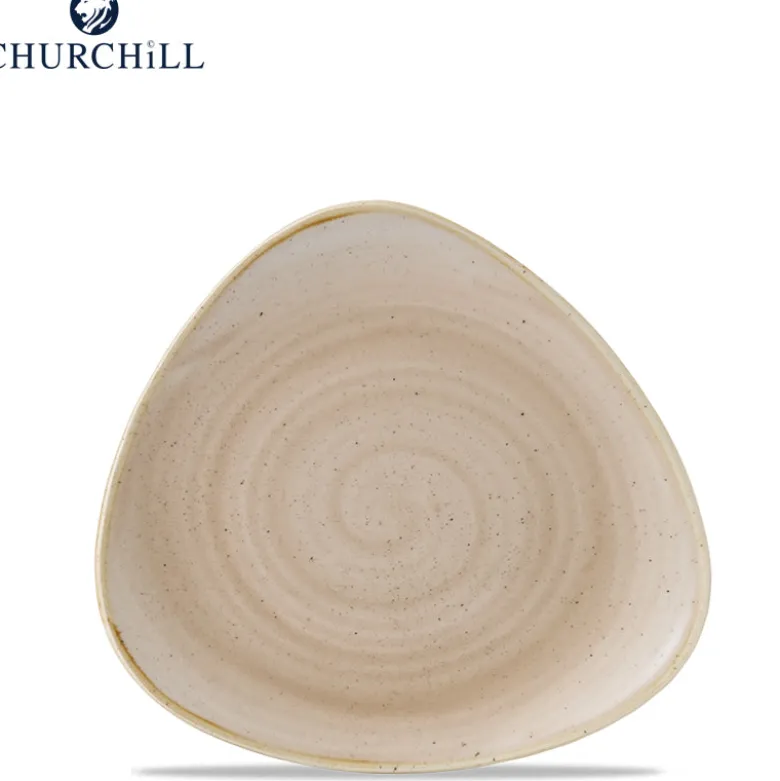 Churchill Stonecast Servizio Piatti Triangolare In Porcellana Vetrificata - Set 12 Pz