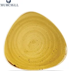 Churchill Stonecast Servizio Piatti Triangolare In Porcellana Vetrificata - Set 12 Pz