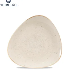 Churchill Stonecast Servizio Piatti Triangolare In Porcellana Vetrificata - Set 12 Pz