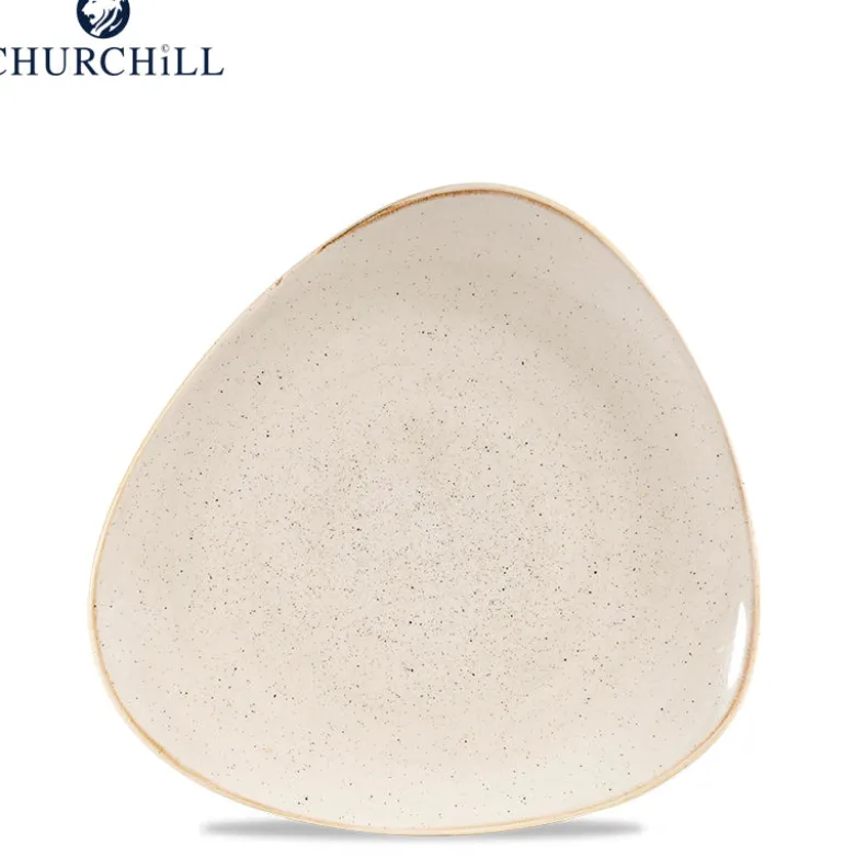 Churchill Stonecast Servizio Piatti Triangolare In Porcellana Vetrificata - Set 12 Pz