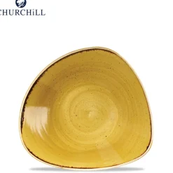 Churchill Stonecast Servizio Piatti Triangolare In Porcellana Vetrificata - Set 12 Pz