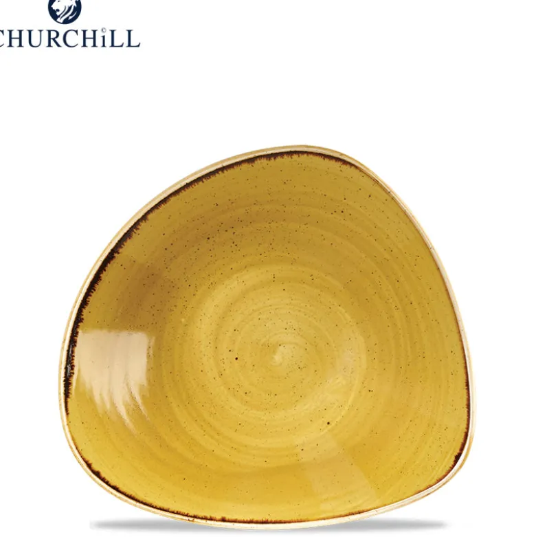 Churchill Stonecast Servizio Piatti Triangolare In Porcellana Vetrificata - Set 12 Pz
