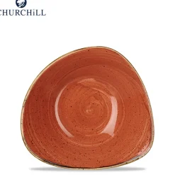 Churchill Stonecast Servizio Piatti Triangolare In Porcellana Vetrificata - Set 12 Pz