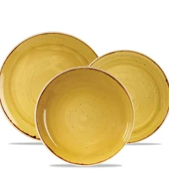 Churchill Stonecast Servizio Piatti In Porcellana Vetrificata - Set 12 Pz