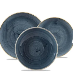 Churchill Stonecast Servizio Piatti In Porcellana Vetrificata - Set 12 Pz