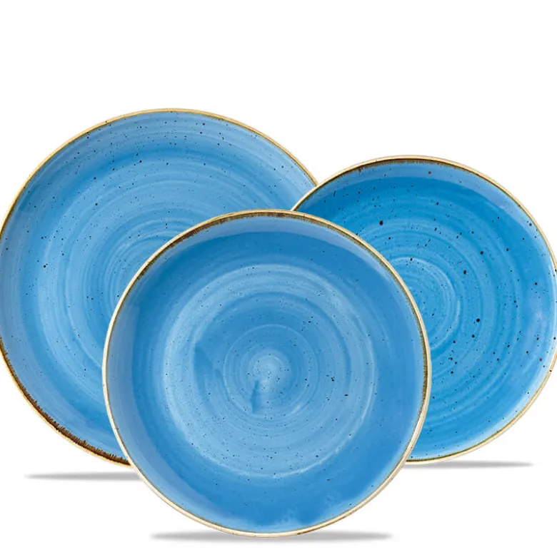 Churchill Stonecast Servizio Piatti In Porcellana Vetrificata - Set 12 Pz