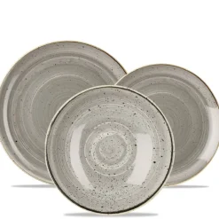 Churchill Stonecast Servizio Piatti In Porcellana Vetrificata - Set 12 Pz