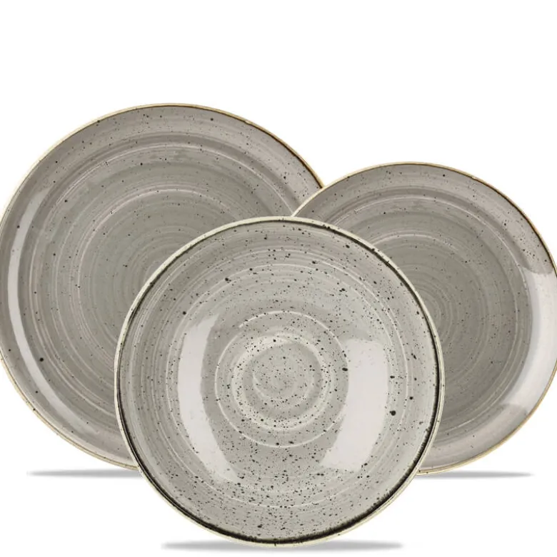 Churchill Stonecast Servizio Piatti In Porcellana Vetrificata - Set 12 Pz