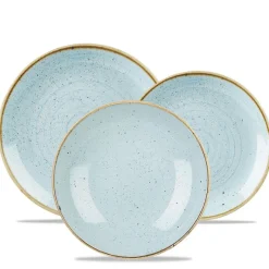 Churchill Stonecast Servizio Piatti In Porcellana Vetrificata - Set 12 Pz
