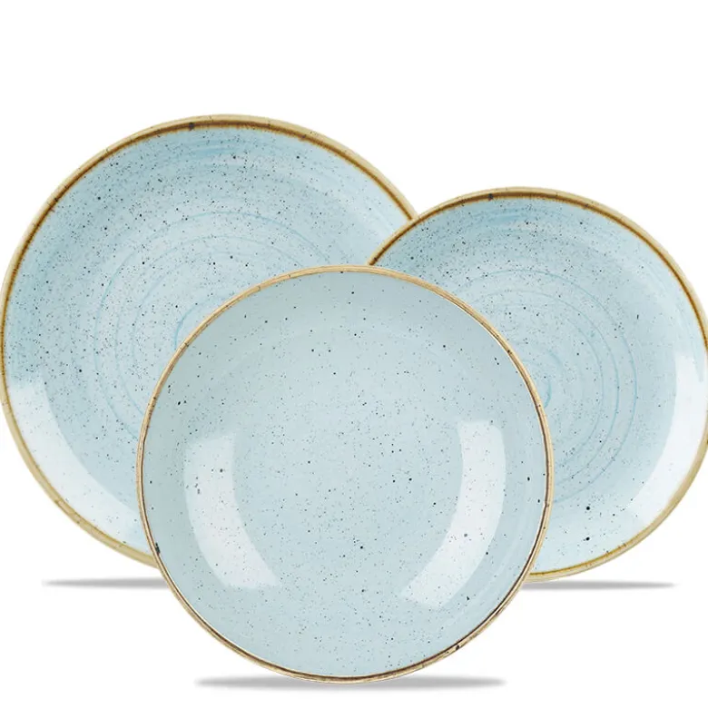 Churchill Stonecast Servizio Piatti In Porcellana Vetrificata - Set 12 Pz