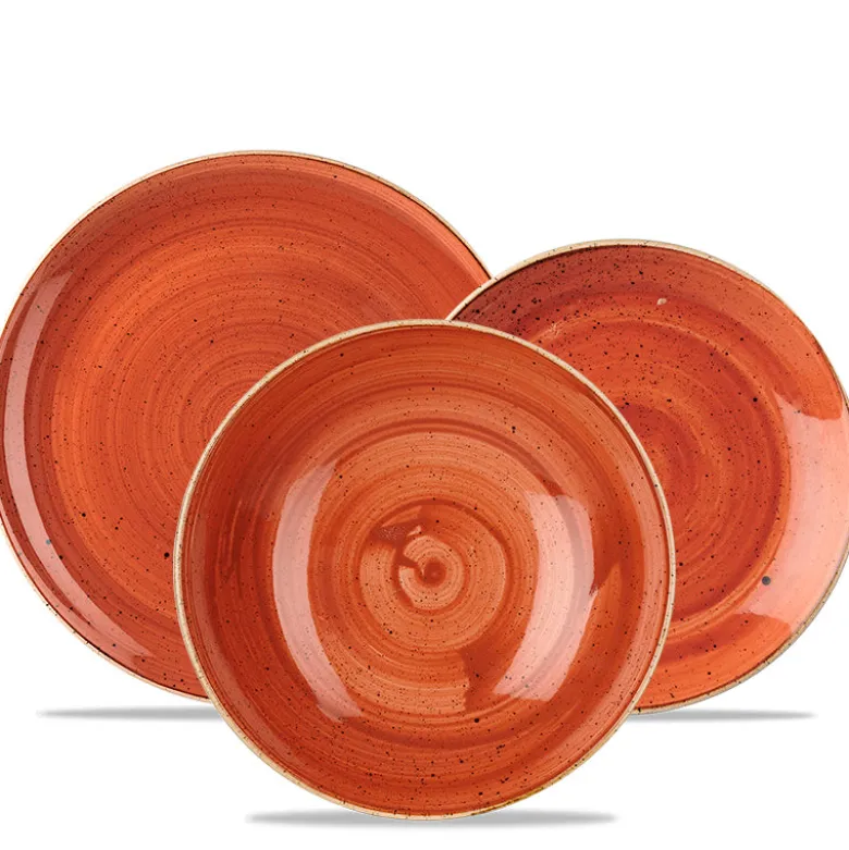 Churchill Stonecast Servizio Piatti In Porcellana Vetrificata - Set 12 Pz