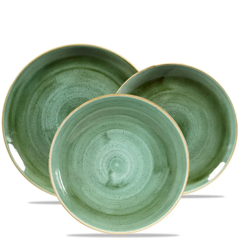 Churchill Stonecast Servizio Piatti In Porcellana Vetrificata - Set 12 Pz