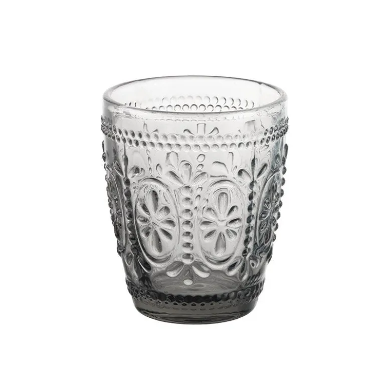29 cl - Allefors Baroque Bicchiere Acqua In Vetro - Set 6 Pz