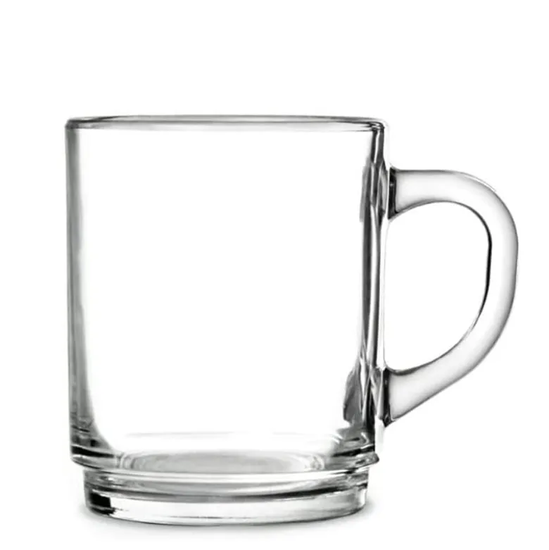25 cl - Arcoroc Bock Mug Mug in Vetro Temperato - Set 6 Pezzi