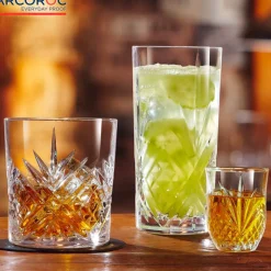 30 cl - Arcoroc Broadway Bicchiere Whisky in Vetro - Set 6 Pezzi