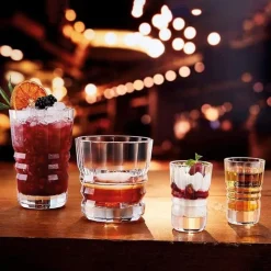 32 cl - Arcoroc Lousiane Bicchiere Whisky in Vetro - Set 6 Pezzi
