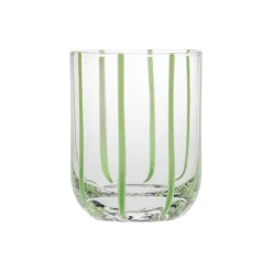 36 cl - Artisan Bicchiere Acqua Striato In Vetro Set 6 Pz