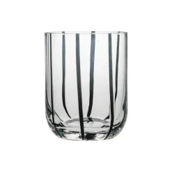 36 cl - Artisan Bicchiere Acqua Striato In Vetro Set 6 Pz
