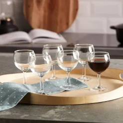 19 cl - Ballon Calice Vino Multiuso In Vetro - Set 10 Pz