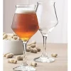 40 cl - Borgonovo Bier Sommelier Calice Birra in Vetro - Set 6 Pezzi