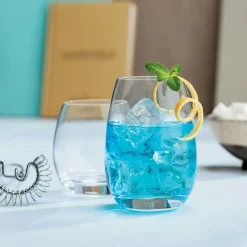 34 cl - Bormioli Luigi Ametista Bicchiere Acqua In Vetro Set 6 Pz