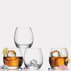34 cl - Bormioli Luigi Ametista Bicchiere Acqua In Vetro Set 6 Pz
