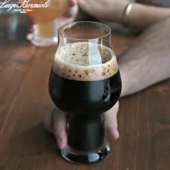 60 cl - Bormioli Luigi Birrateque Stout Bicchiere Birra in Vetro - Set 6 Pezzi
