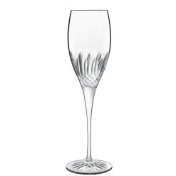 22 cl - Bormioli Luigi Diamante Calice Flute in Vetro - Set 4 Pezzi