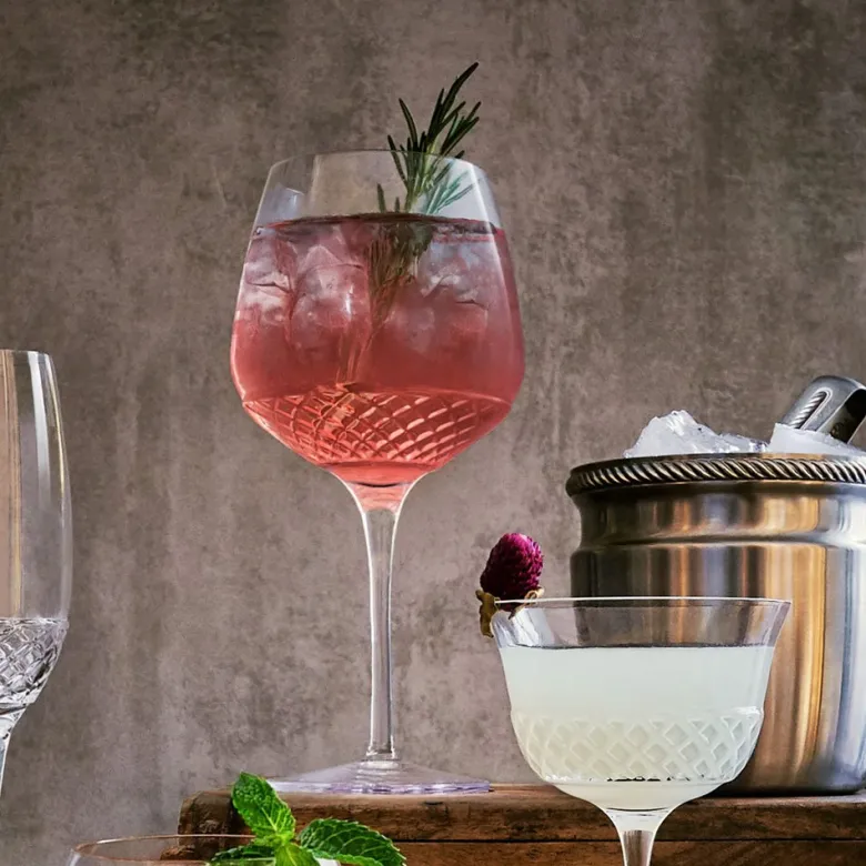 80.5 cl - Bormioli Luigi Gin & Tonic Old Tom Calice Gin Tonic In Vetro Set 2 Pz