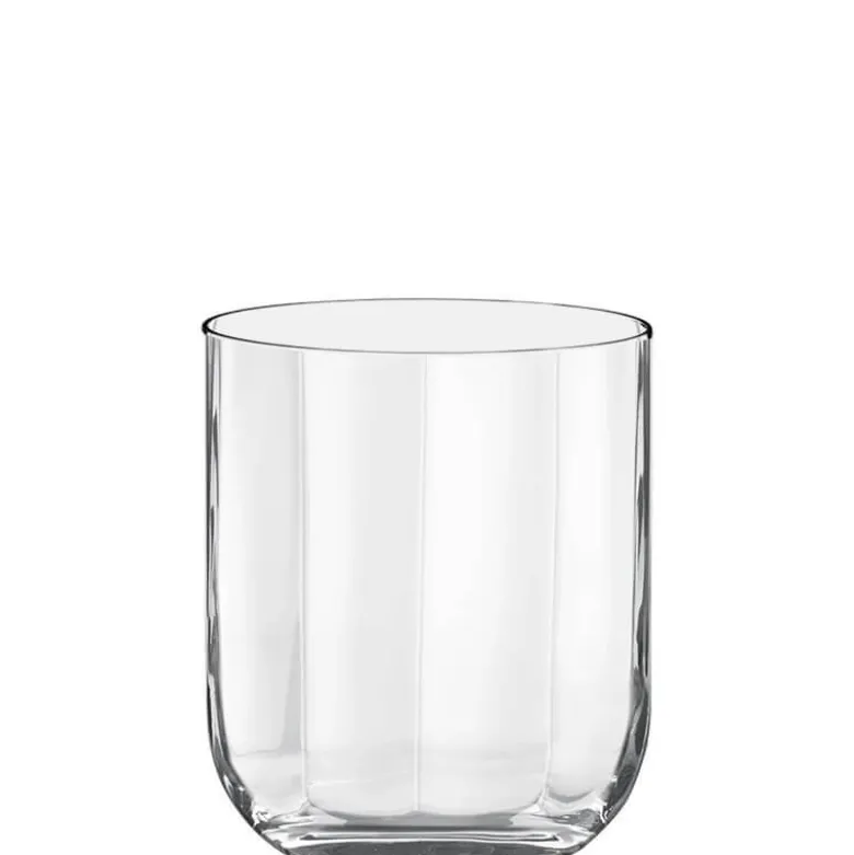 35 cl - Bormioli Luigi Jazz Bicchiere Whisky in Vetro - Set 4 Pezzi