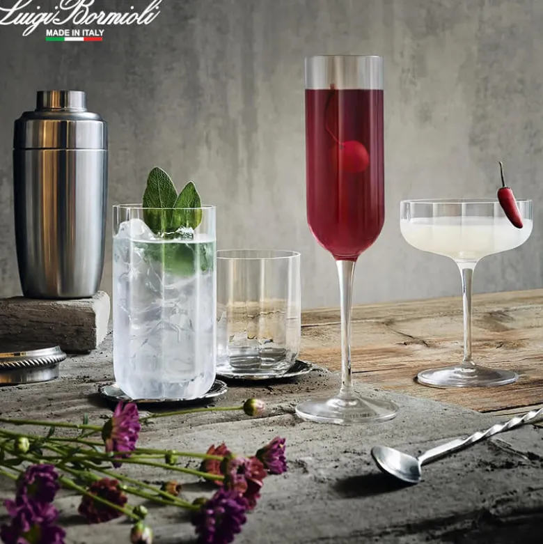 30 cl - Bormioli Luigi Jazz Calice Cocktail in Vetro - Set 4 Pezzi