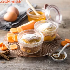 12.5 cl - Bormioli Luigi Lock Eat Vasetto Ermetico in Vetro - Set 24 Pezzi