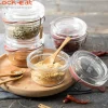 12.5 cl - Bormioli Luigi Lock Eat Vasetto Ermetico in Vetro - Set 6 Pezzi