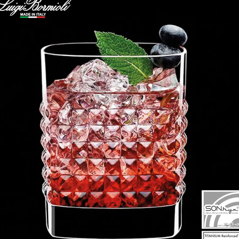 38 cl - Bormioli Luigi Mixology Bicchiere Whisky in Vetro - Set 6 Pz