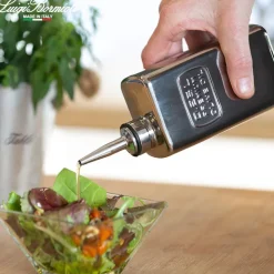 25 cl - Bormioli Luigi Optima Bottiglia Aceto Con Tappo Versatore in Vetro