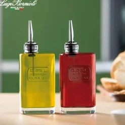 25 cl - Bormioli Luigi Optima Oliera In Vetro Con Beccuccio Versatore