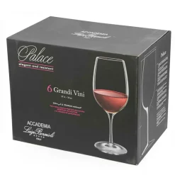 57 cl - Bormioli Luigi Palace Calice Vino Rosso in Vetro - Set 6 Pezzi
